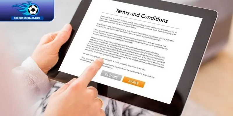 Cam kết trong điều khoản sử dụng keonhacai